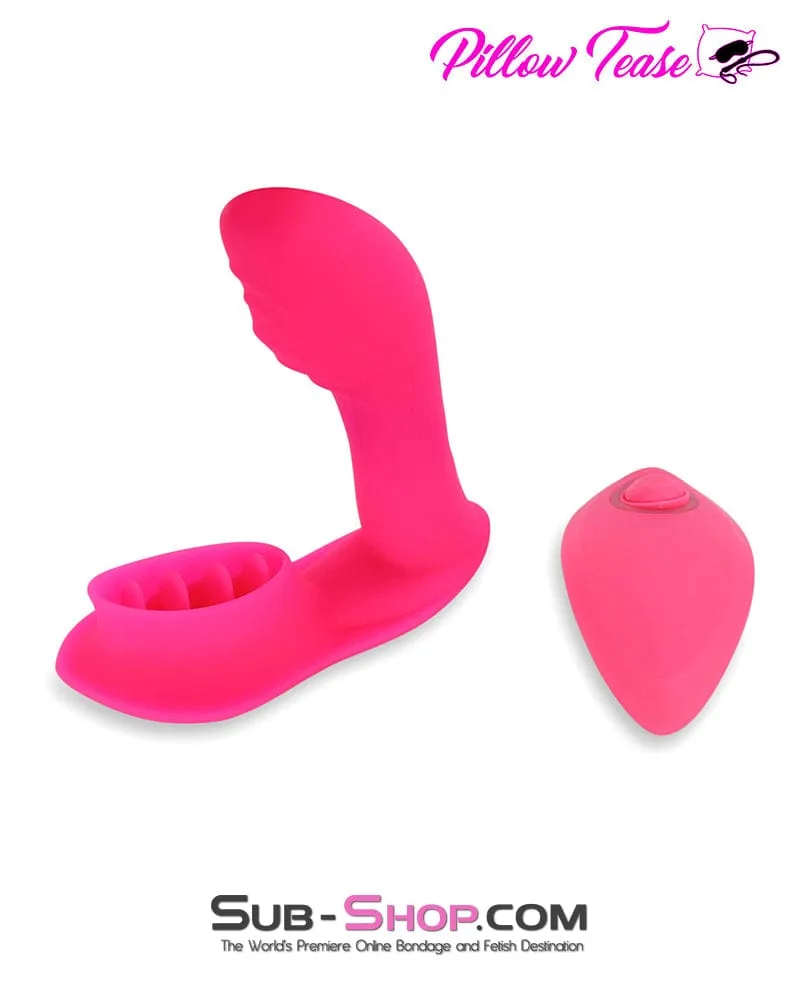 2495M      Silicone 10 Function Remote Control Waterproof G-Spot Vibrator with Licker