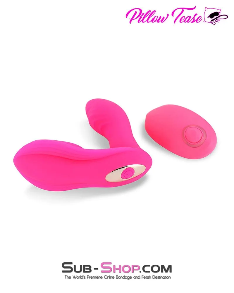2495M      Silicone 10 Function Remote Control Waterproof G-Spot Vibrator with Licker