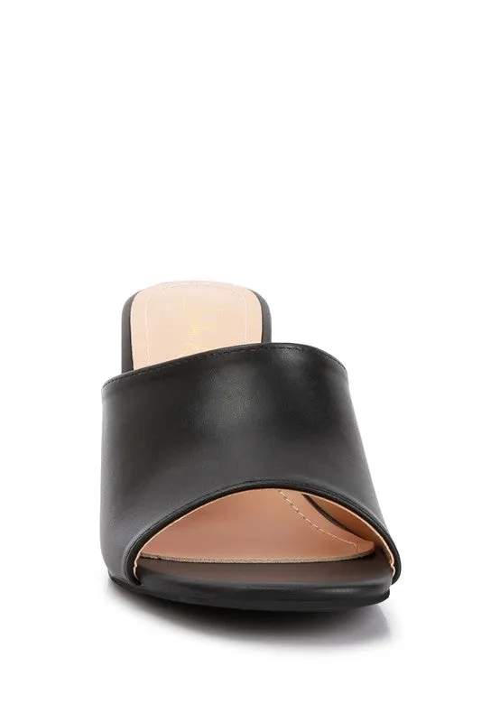 ADDIE Block Heel Slip-on Sandals