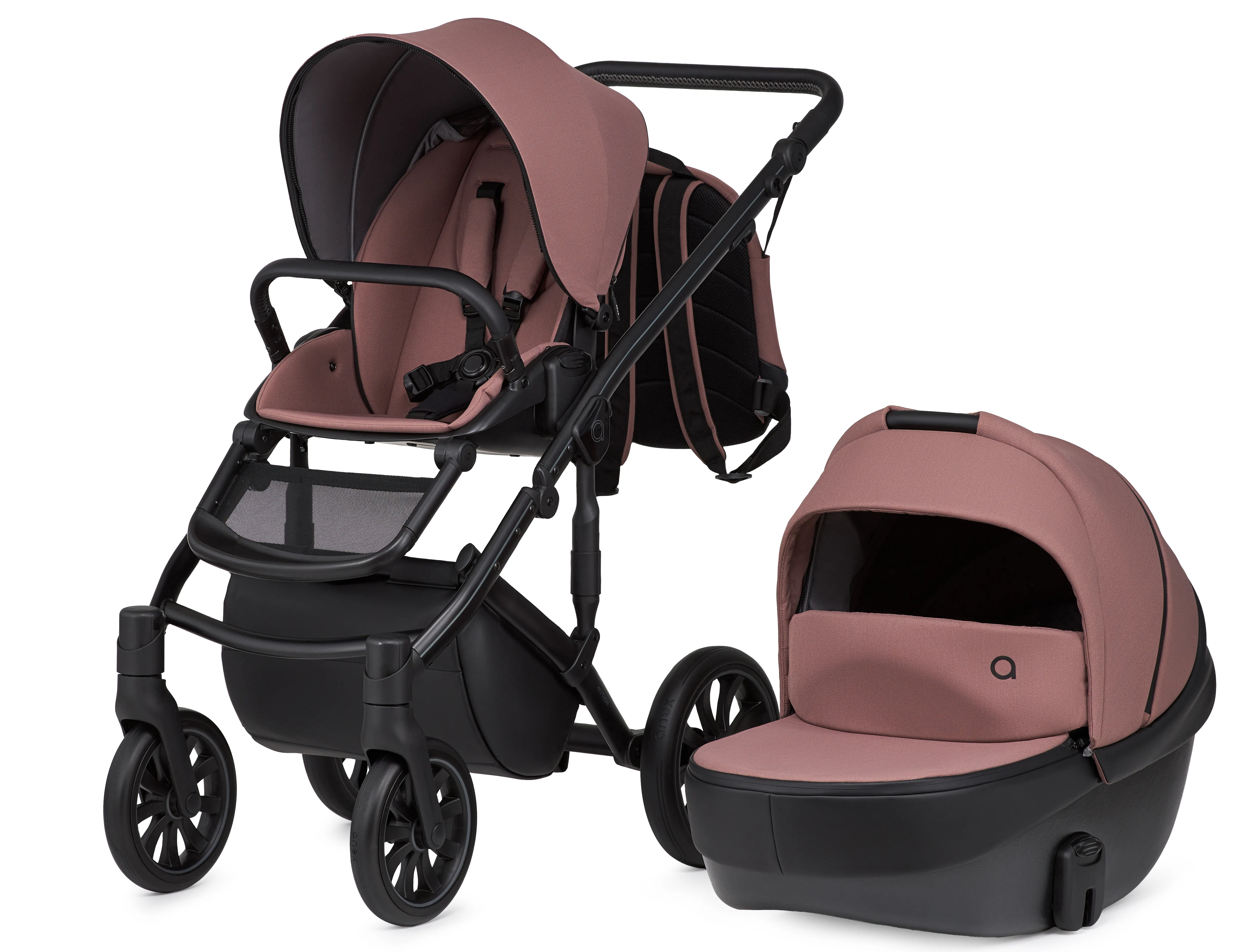 Anex Baby Stroller System with Carrycot M type Mocco