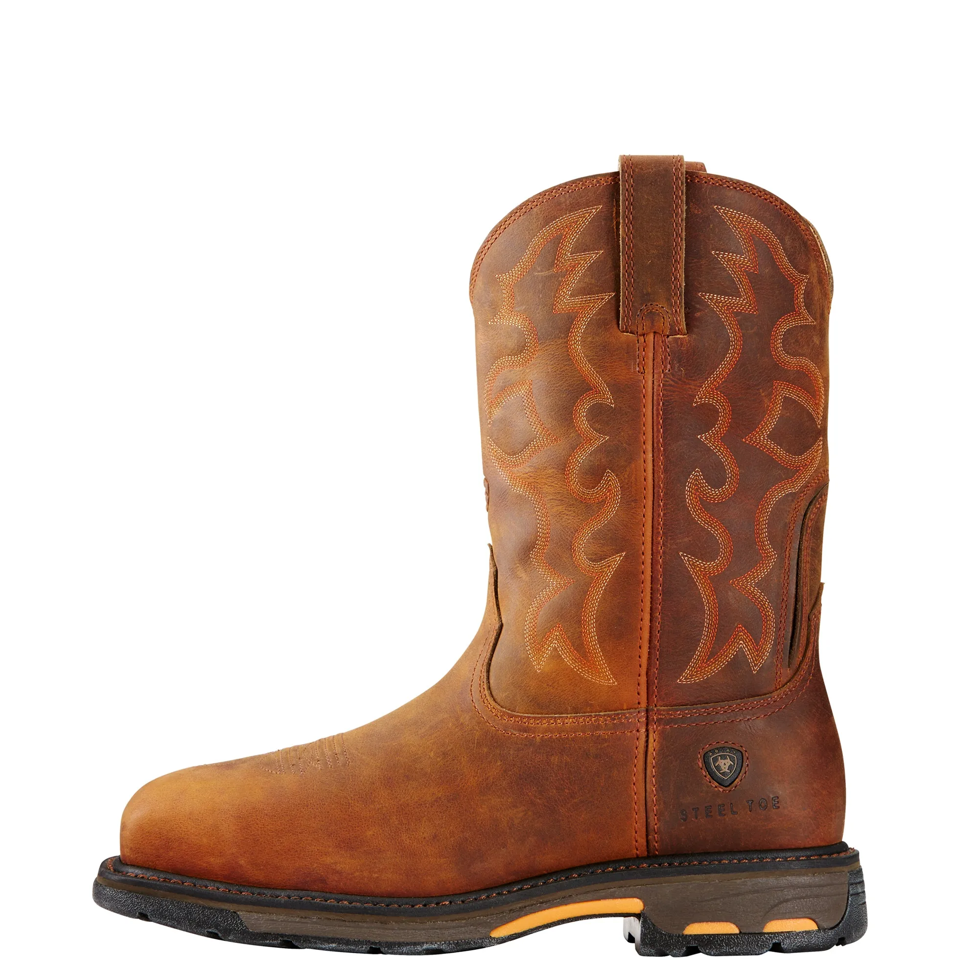 Ariat Mens 10016568 WorkHog Wide Square Toe Steel Toe Work Boots