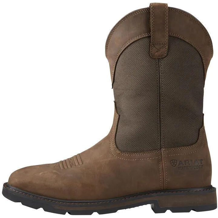 Ariat Men's Groundbreaker 10" Wide Steel Toe Western Work Boot - 10015196