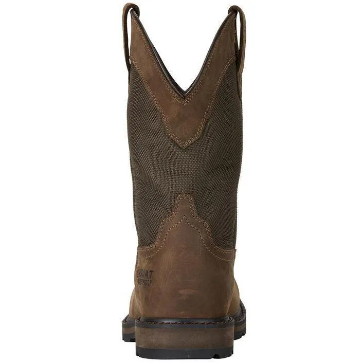 Ariat Men's Groundbreaker 10" Wide Steel Toe Western Work Boot - 10015196