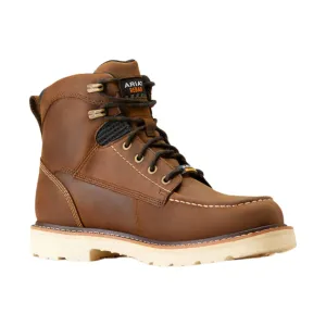 Ariat Men's Rebar Lift 6 Inch Waterproof Work Boots - Distressed Brown