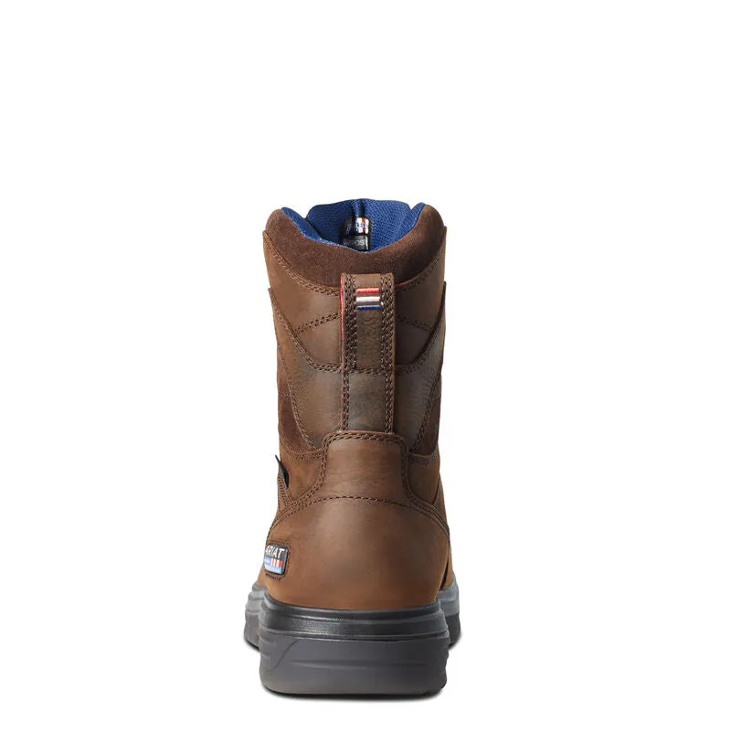 ARIAT MEN'S Style No. 10036737 Turbo 8" USA Assembled Waterproof Carbon Toe Work Boot