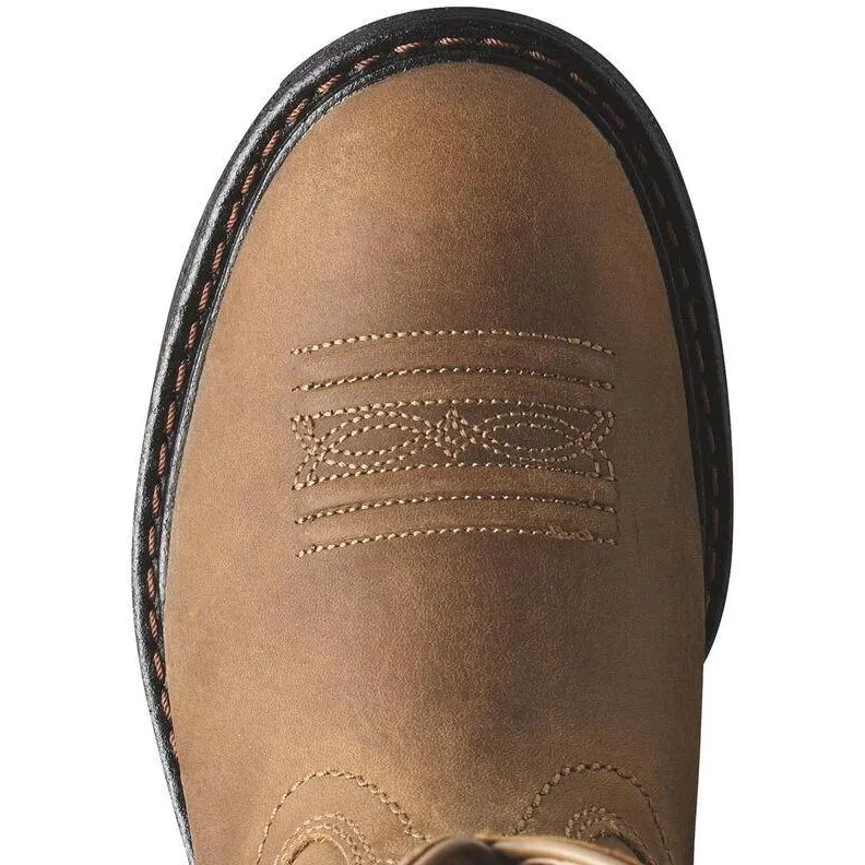Ariat Women's Tracey 9" Comp Toe Western Work Boot - Dusted Brown - 10008634