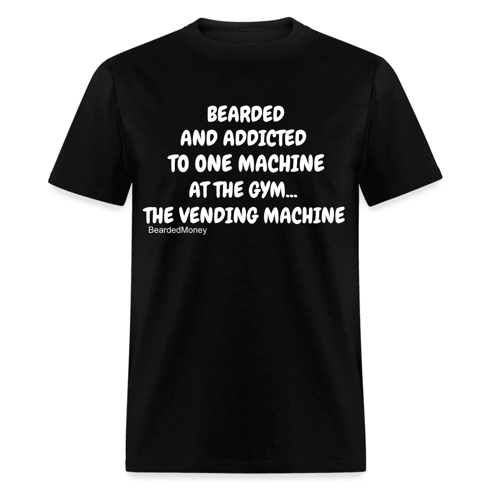 Bearded and addicted to one machine