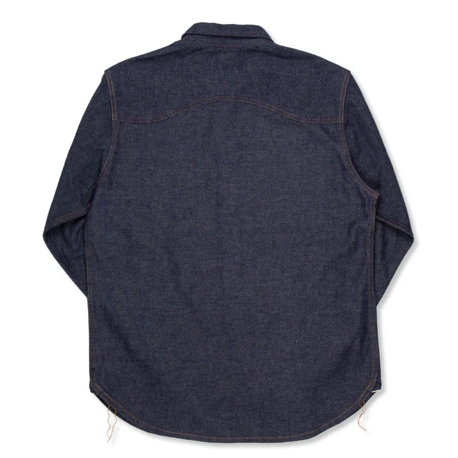 【Benzak Denim Developers】日本單寧左斜紋布襯衫 6.5oz. BWS-02 UTILITY SHIRT LHT selvedge denim
