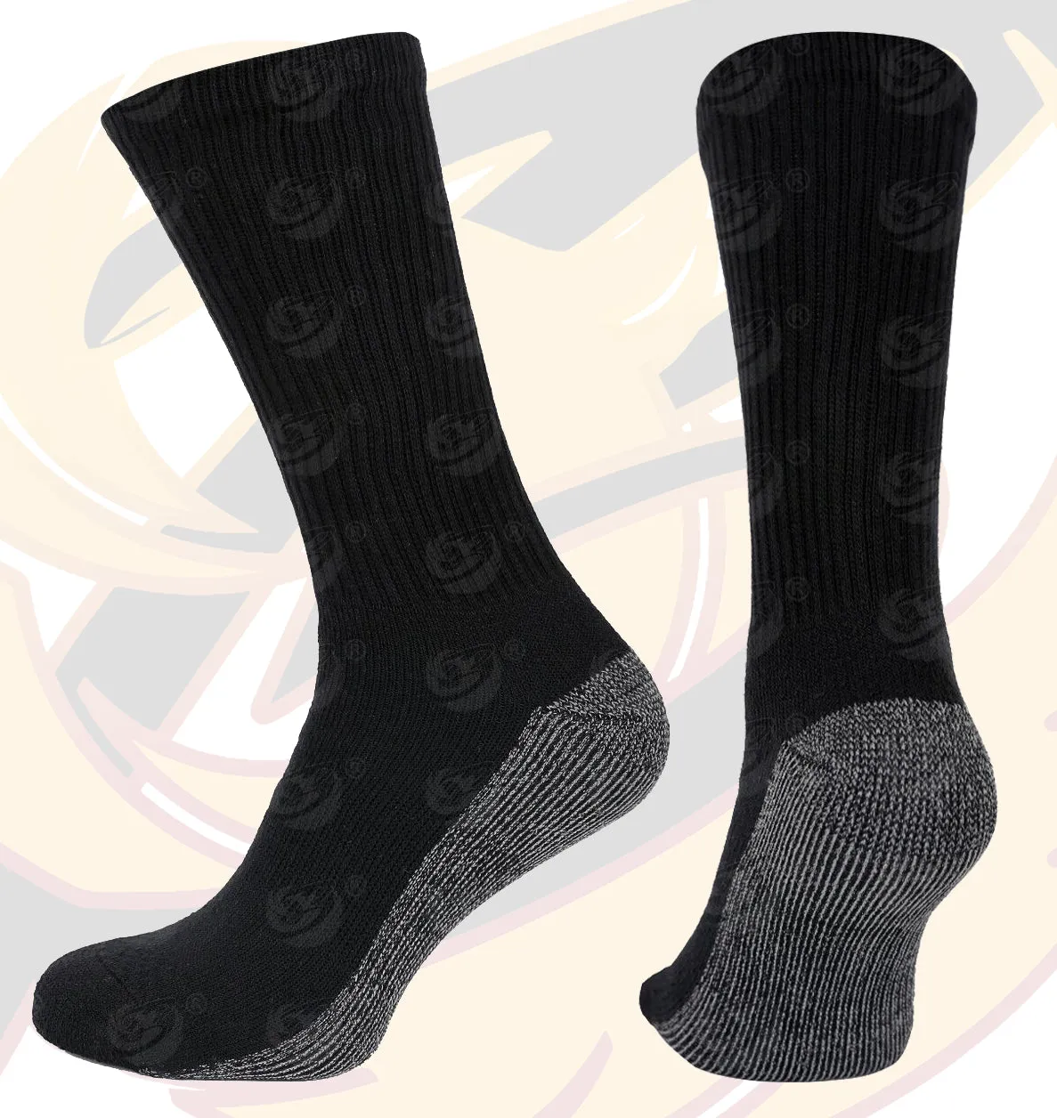 BERRY & WILSON HEAVY DUTY WORK SOCKS  ( SIZE 6 - 12 ) ( x 12 PAIRS )