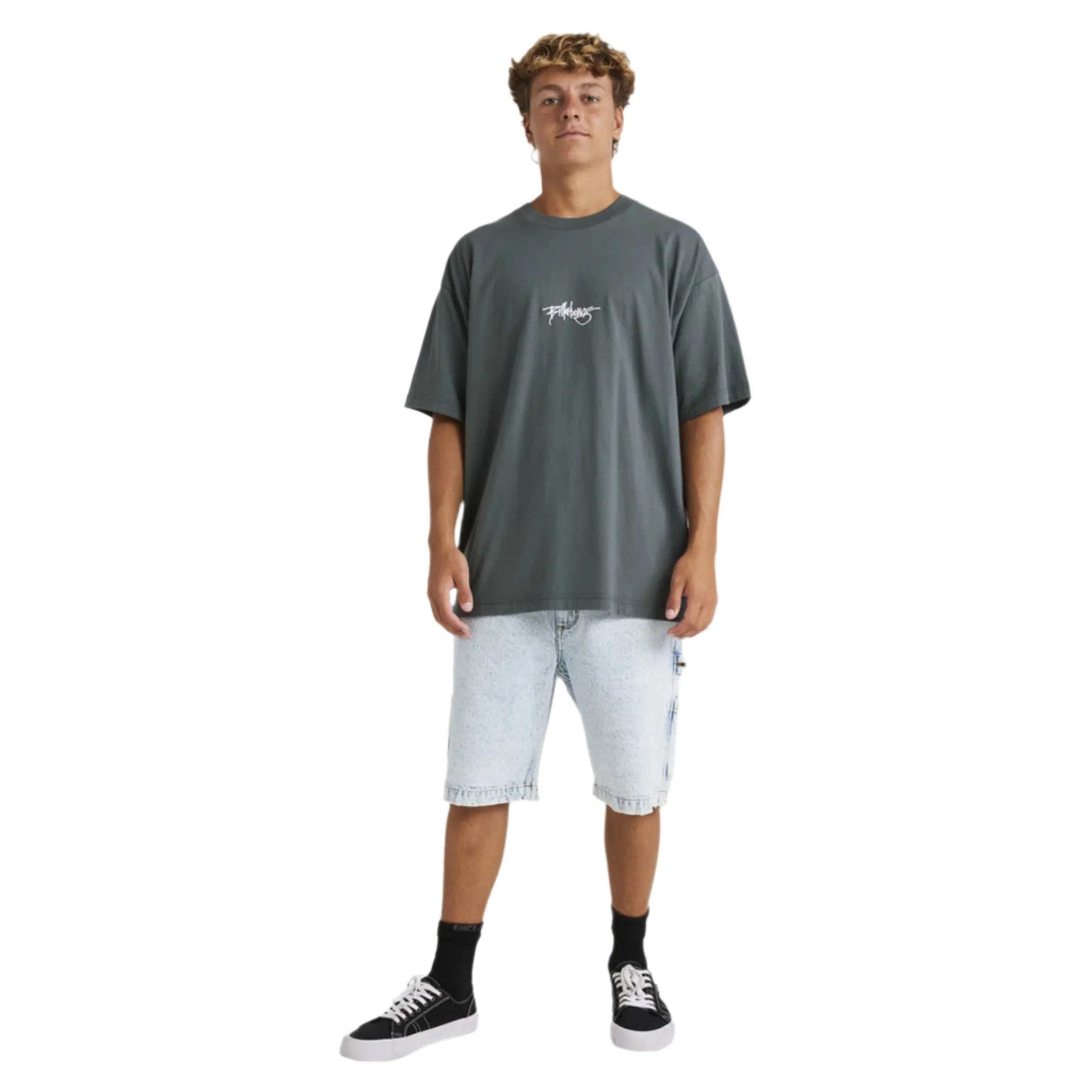 BILLABONG BAD DOG WORKWEAR SHORT STONE BLUE