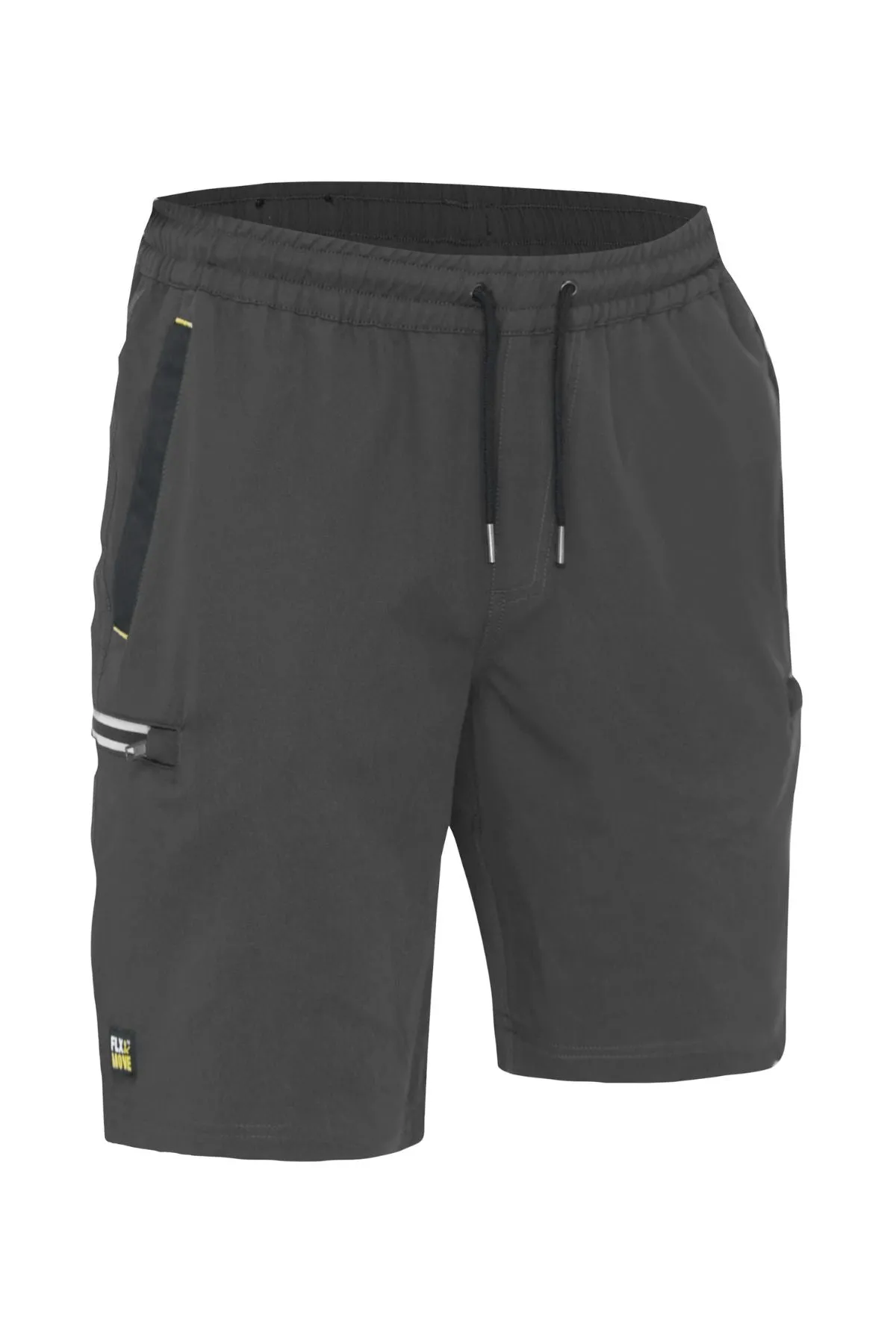 Bisley Flex & Move 4 Way Stretch Elastic Waist Cargo Short