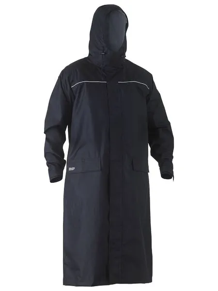 Bisley Long Rain Coat - Navy