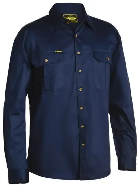 Bisley Workwear Original Cotton Drill Shirt Long Sleeve BS6433