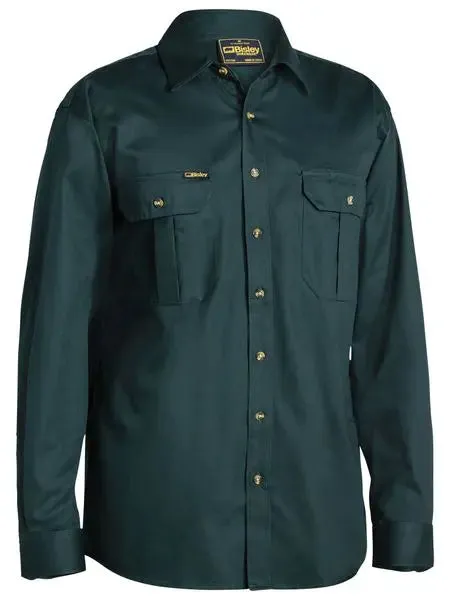 Bisley Workwear Original Cotton Drill Shirt Long Sleeve BS6433