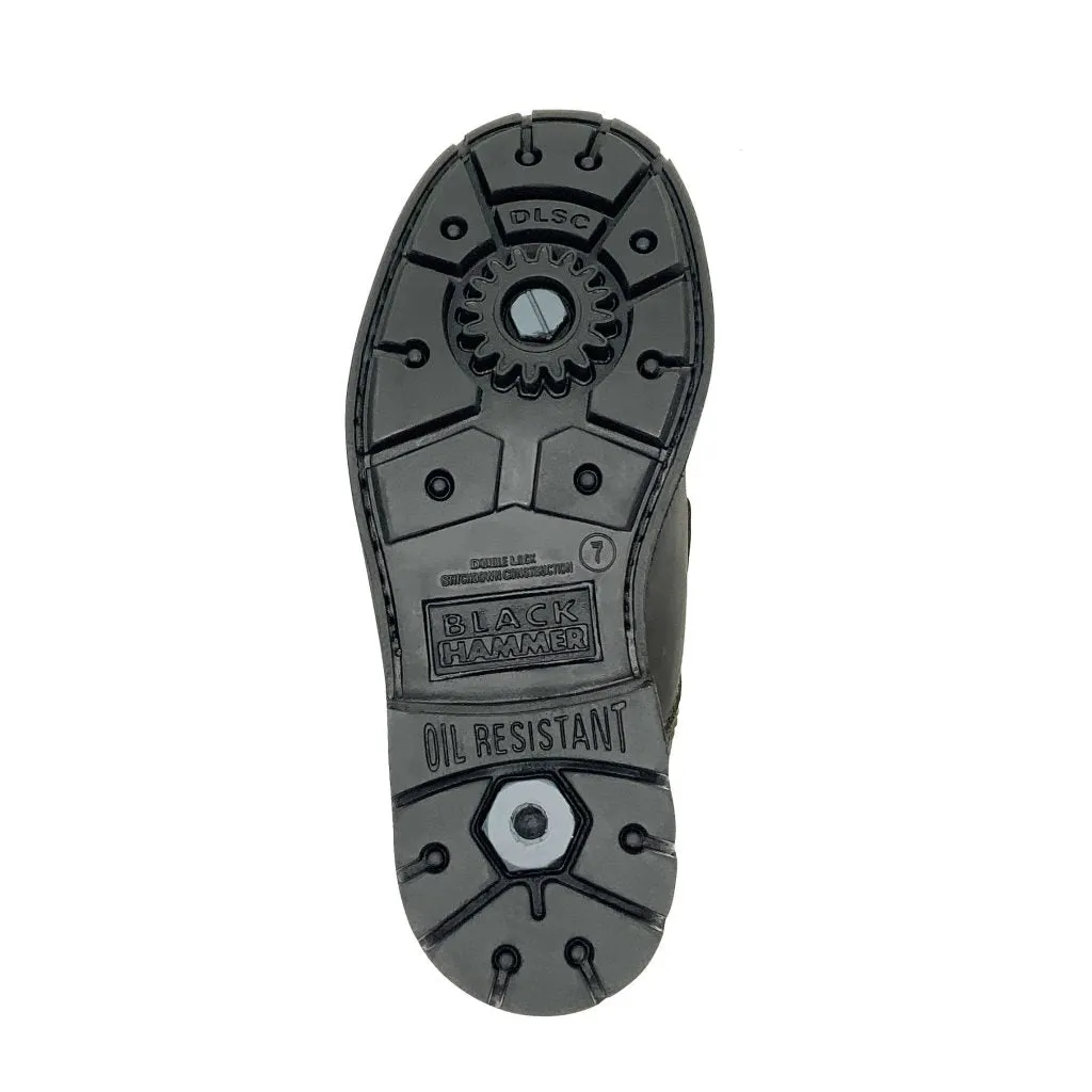Black Hammer Men 4000 Series Mid Cut Safety Shoes BH4202