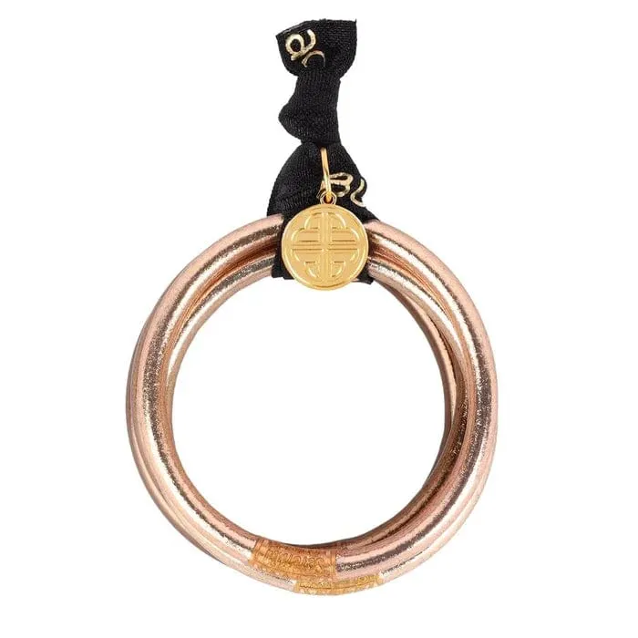 BuDhaGirl All Weather Bangles (Serenity Prayer) In Fawn