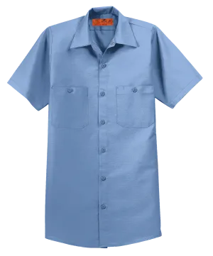 C1743MT Mens Long Size Short Sleeve Industrial Work Shirt