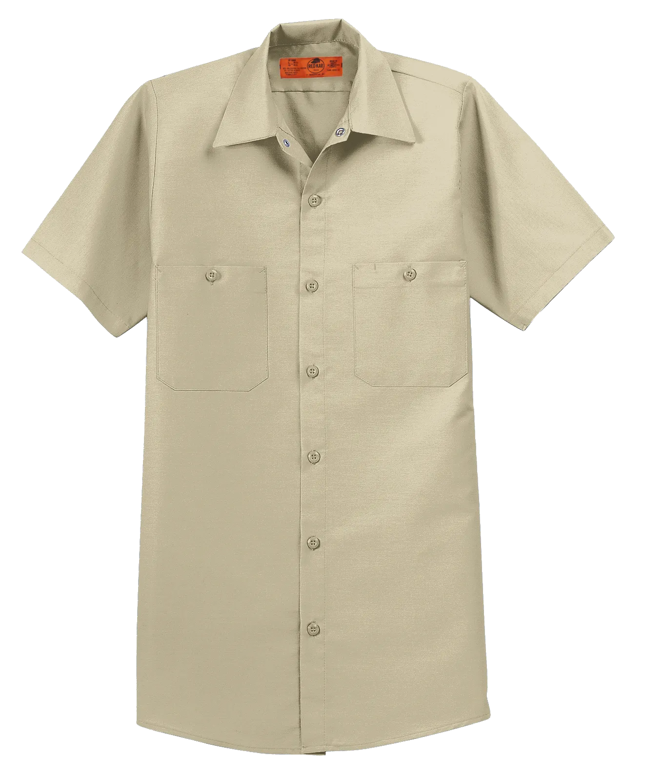 C1743MT Mens Long Size Short Sleeve Industrial Work Shirt