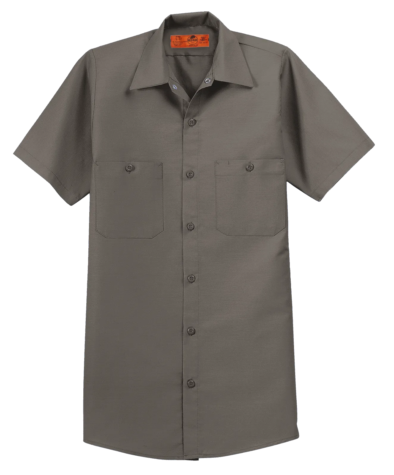 C1743MT Mens Long Size Short Sleeve Industrial Work Shirt