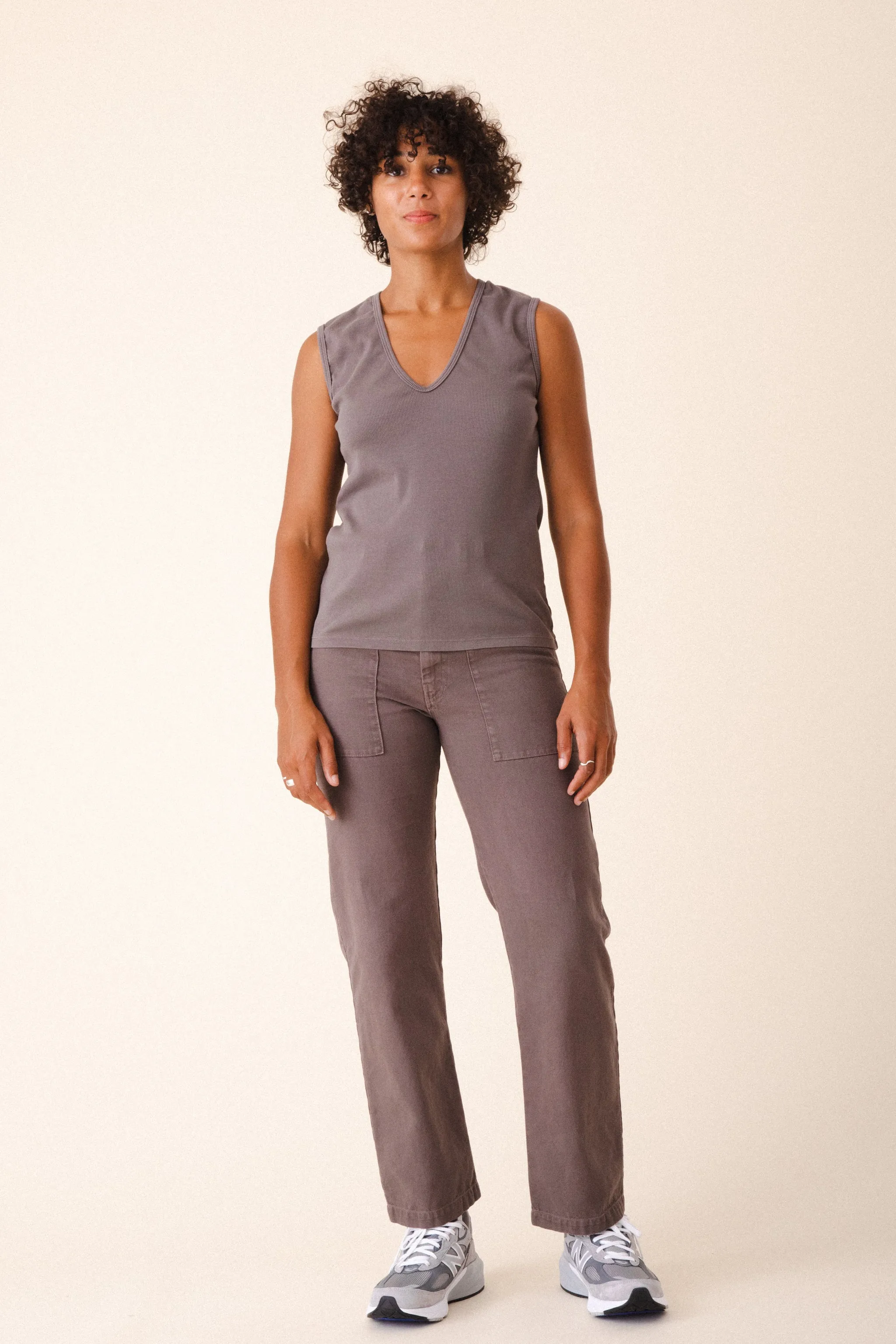 Canvas Utility Pant in Dior Gray