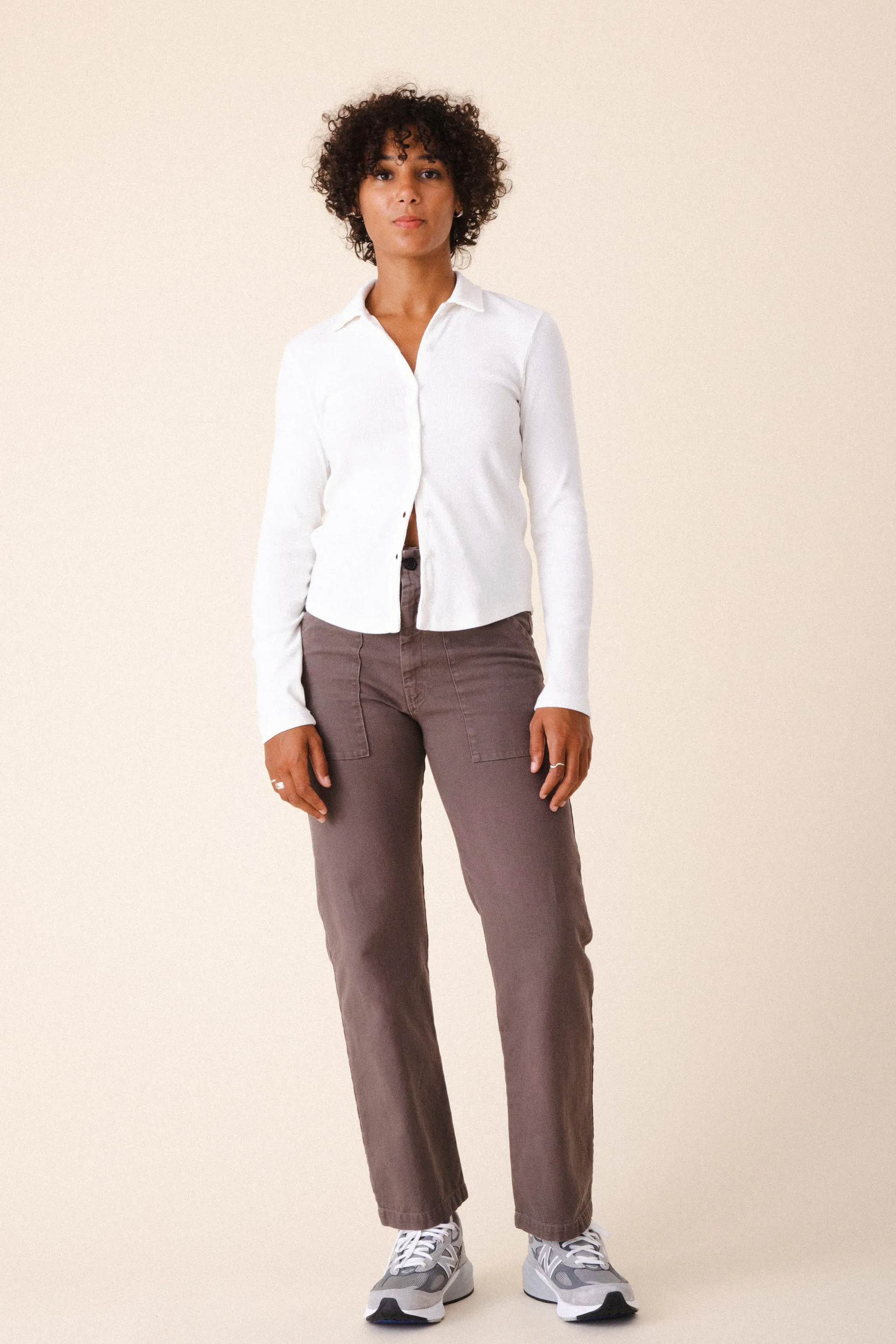 Canvas Utility Pant in Dior Gray