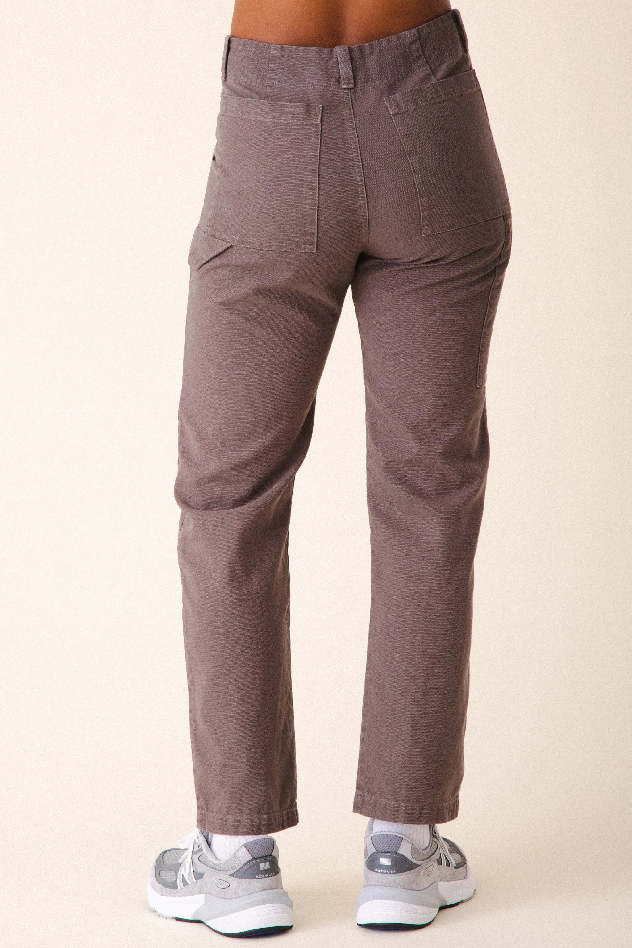 Canvas Utility Pant in Dior Gray
