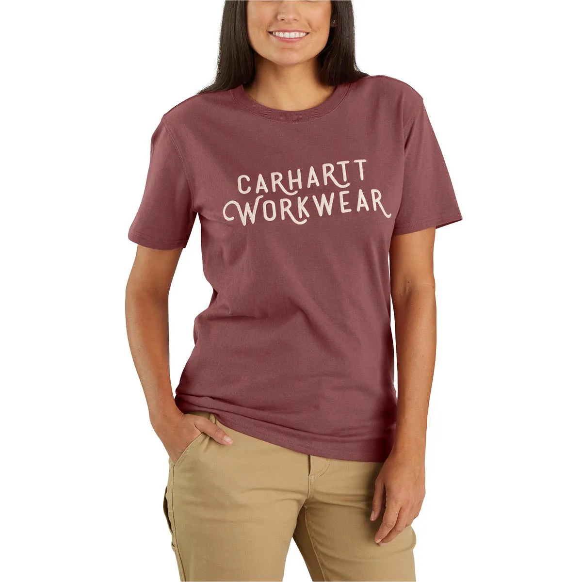 Carhartt 106184 Women's Loose Fit Heavyweight Short-sleeve Workwear Graphic T-shirt
