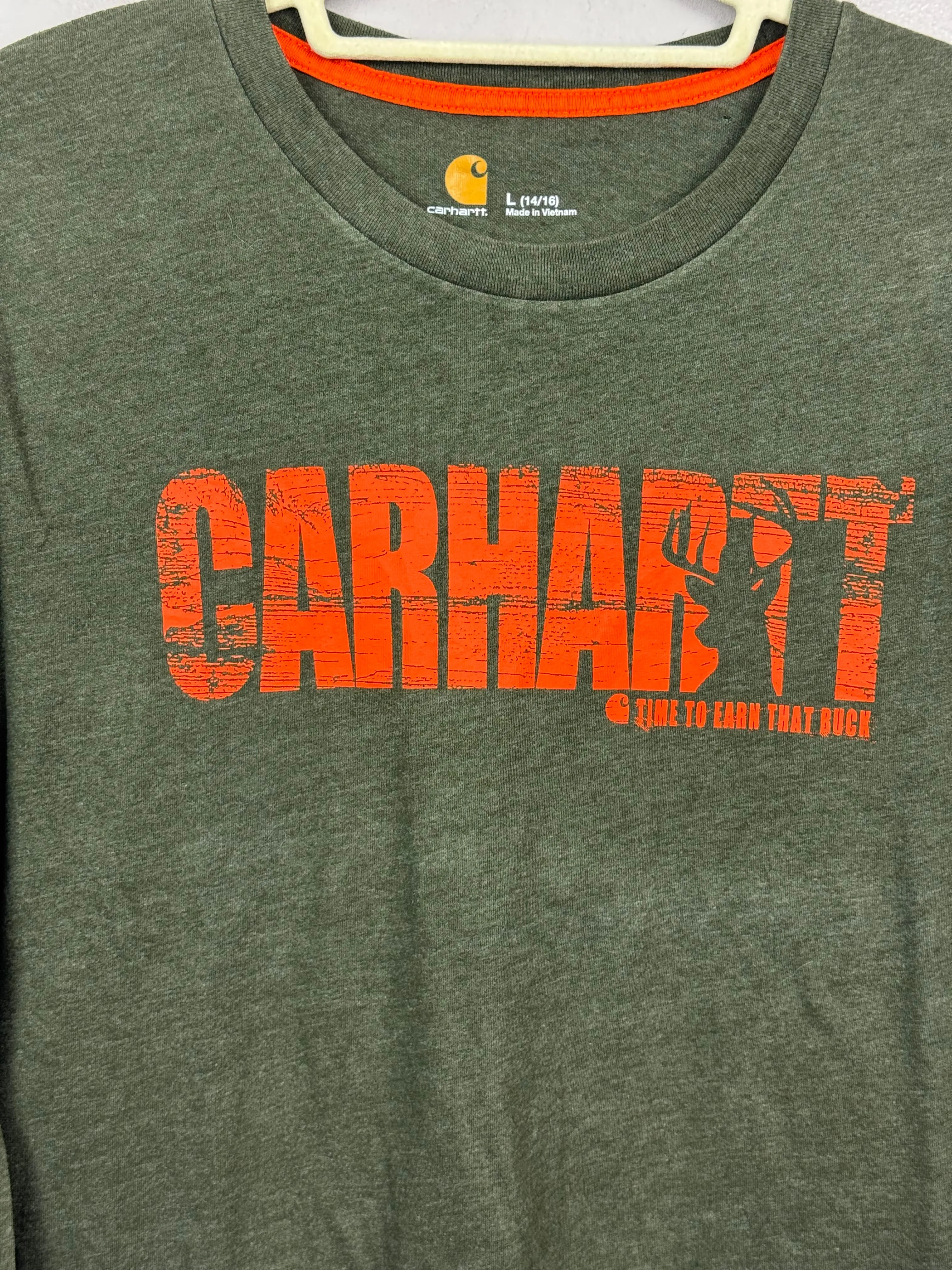 Carhartt Olive L/S T-shirt 14-16y