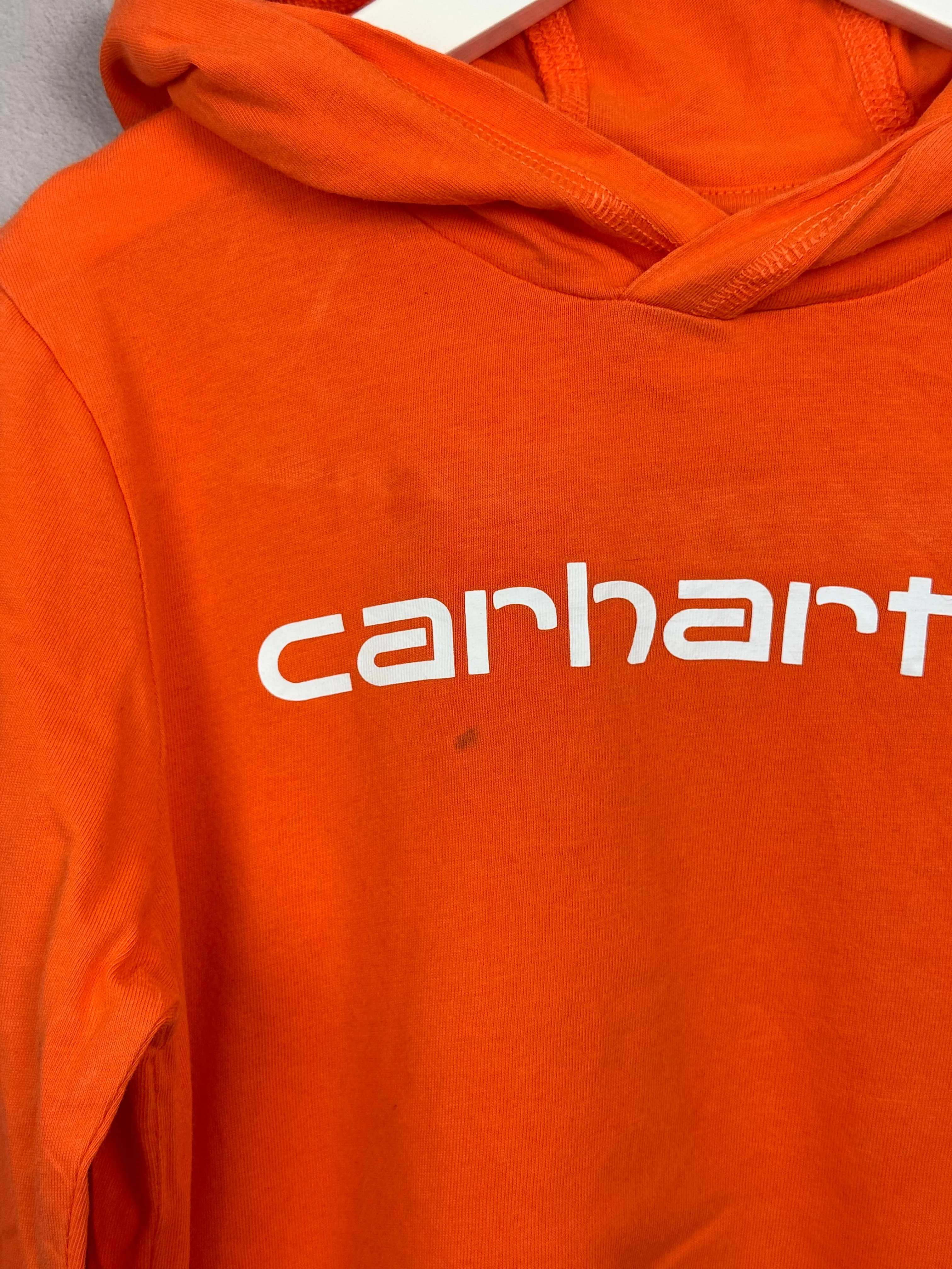 Carhartt Orange Hooded T-shirt 6y
