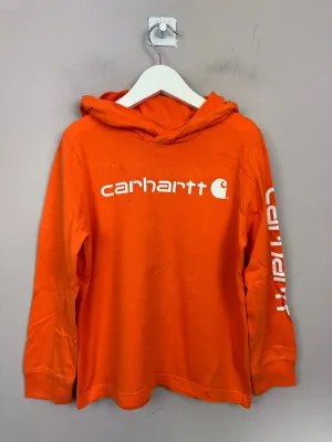 Carhartt Orange Hooded T-shirt 6y