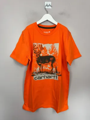 Carhartt Orange Stag s/s T-shirt 10-12y