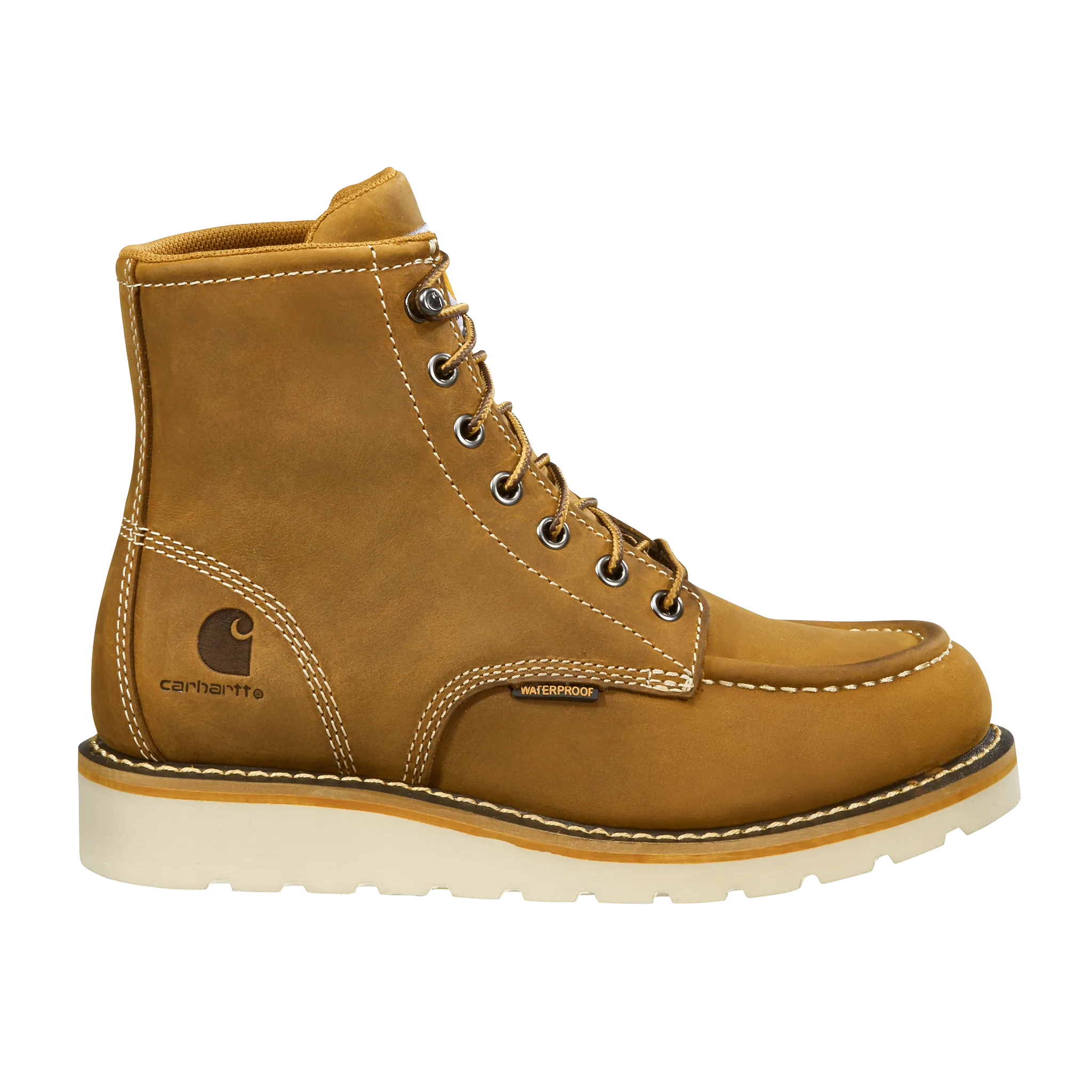 Carhartt Women's Waterproof 6-Inch Moc Toe Steel Toe Wedge Boot