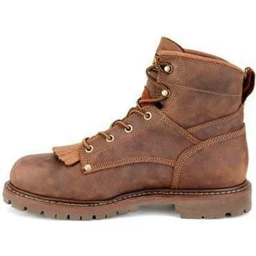Carolina Men's 28 Series 6" Waterproof Grizzly Work Boot - Brown - CA7028