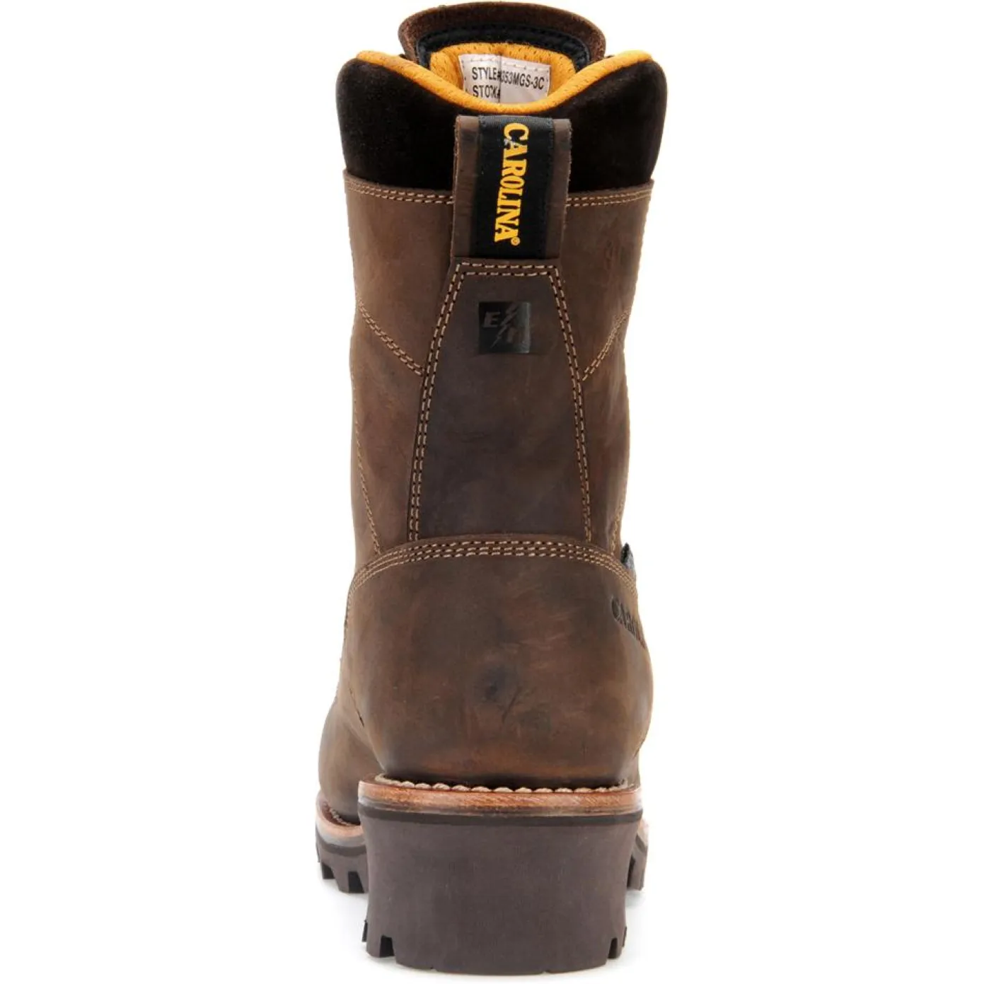 Carolina Men's Birch 8" Waterproof Logger Work Boot - Brown - CA7022
