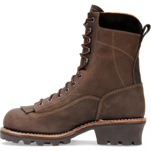 Carolina Men's Birch 8" Waterproof Logger Work Boot - Brown - CA7022
