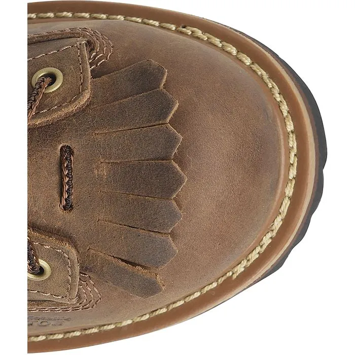 Carolina Men's DRILLER 8"� Composite Toe Waterproof Logger Work Boot - Brown - CA9828