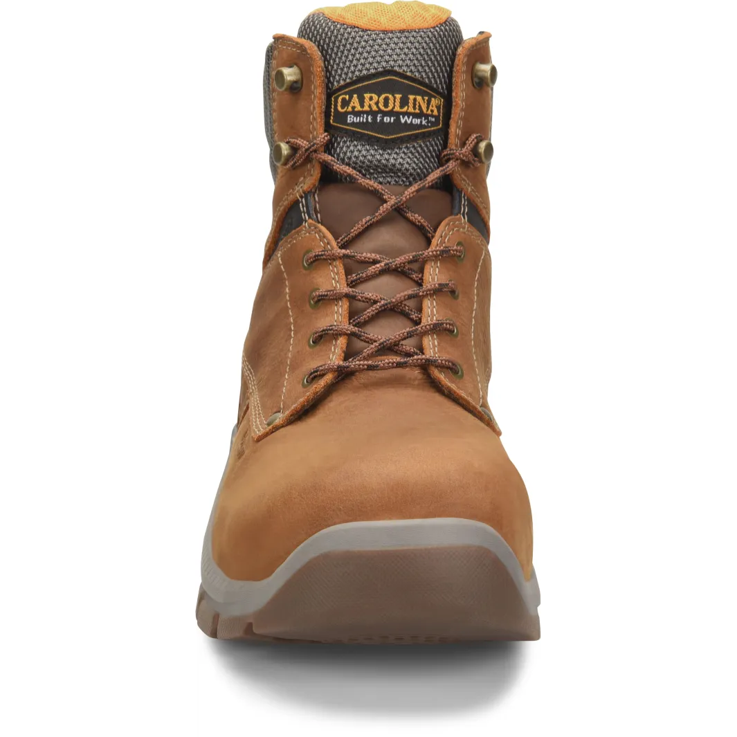 Carolina Men's Duke 6" Carbon Composite Toe Waterproof Work Boot - Brown - CA5540