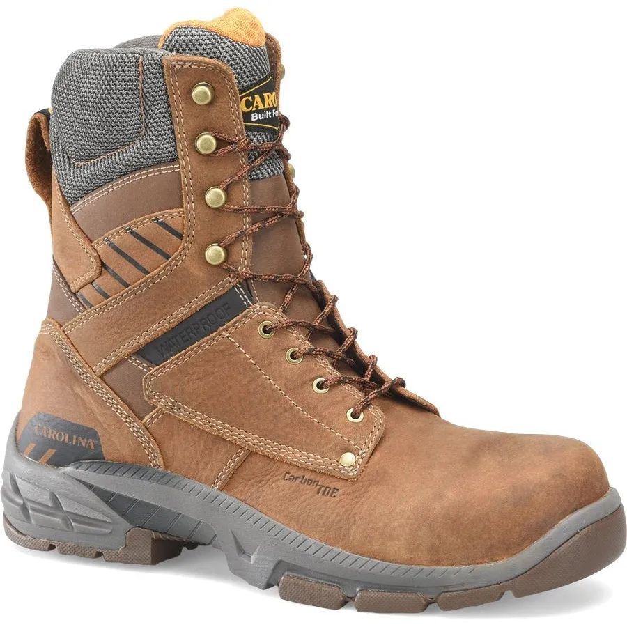 Carolina Men's Duke Carbon 8" Waterproof Composite Toe  Work Boot -Brown- CA5543