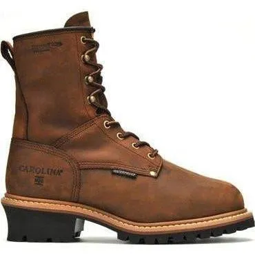 Carolina Men's Elm 8"� Waterproof Insulated Metguard Logger Work Boot - CA7821