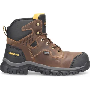 Carolina Men's Falcon 6" Steel Toe Lo Waterproof Work Boot -Brown- CA3590
