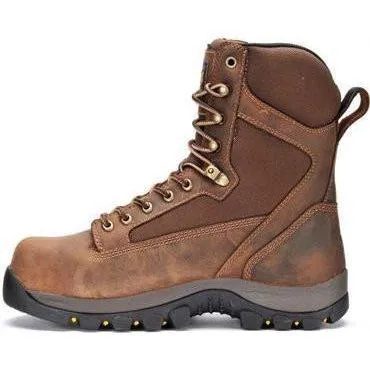 Carolina Men's Forrest 8"� Waterproof Ins Comp Toe Work Boot - Brown - CA4515