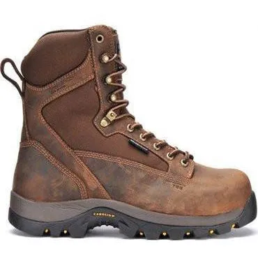 Carolina Men's Forrest 8"� Waterproof Ins Comp Toe Work Boot - Brown - CA4515