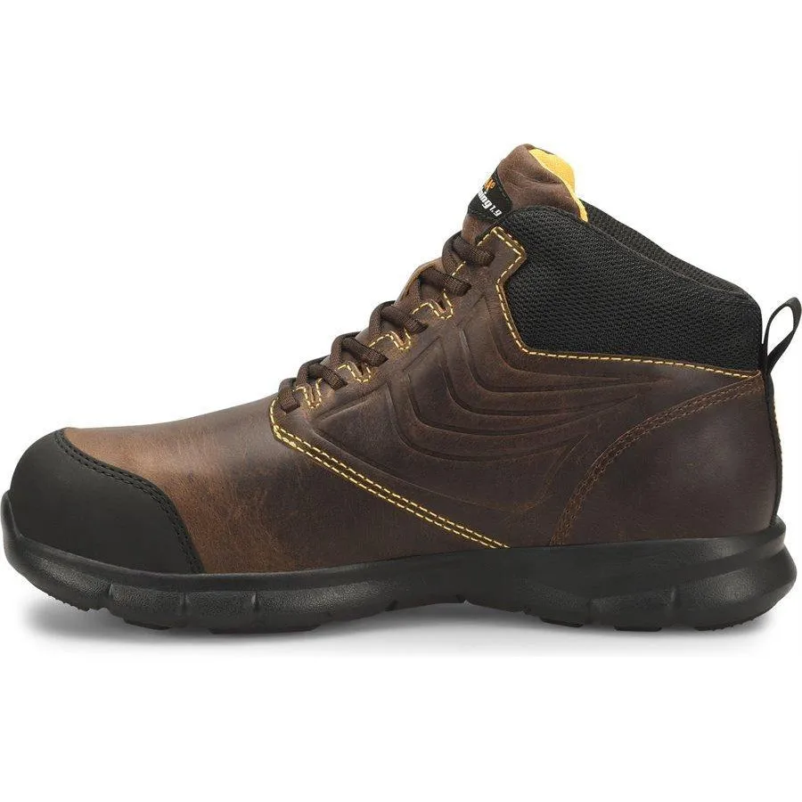 Carolina Men's Lytning 1.9 Composite Toe Waterproof MG LW Work Shoe - Brown- CA1907