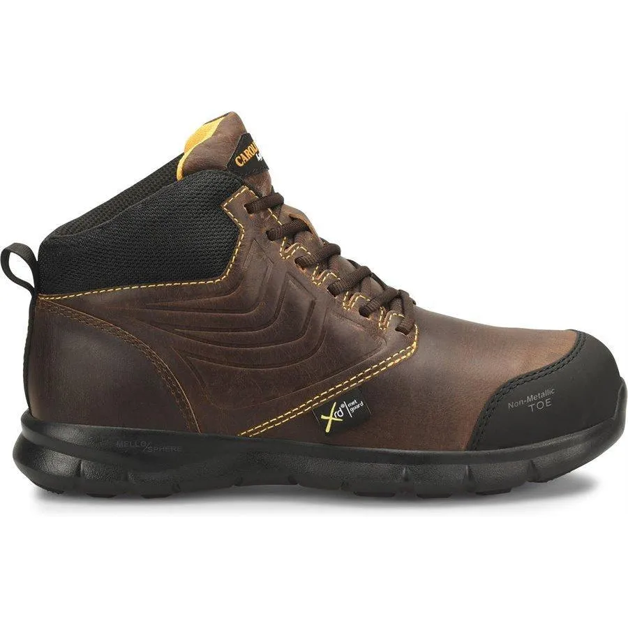 Carolina Men's Lytning 1.9 Composite Toe Waterproof MG LW Work Shoe - Brown- CA1907
