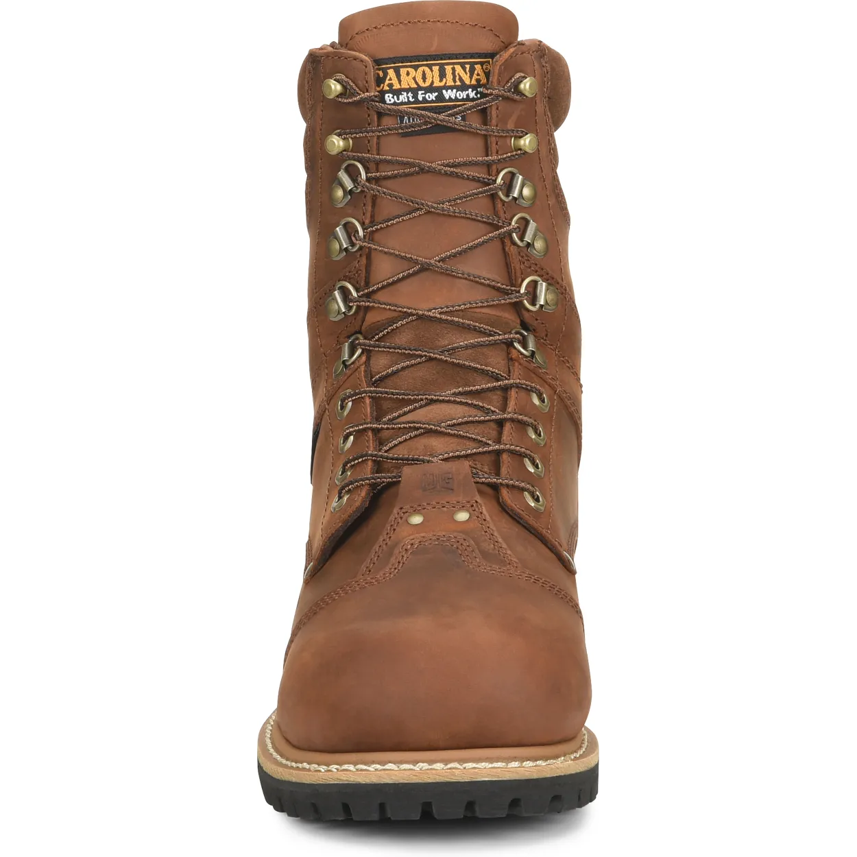 Carolina Men's Metpro Crazy Hardrock 8" Comp Toe Waterproof Work Boot -Brown- CA7921