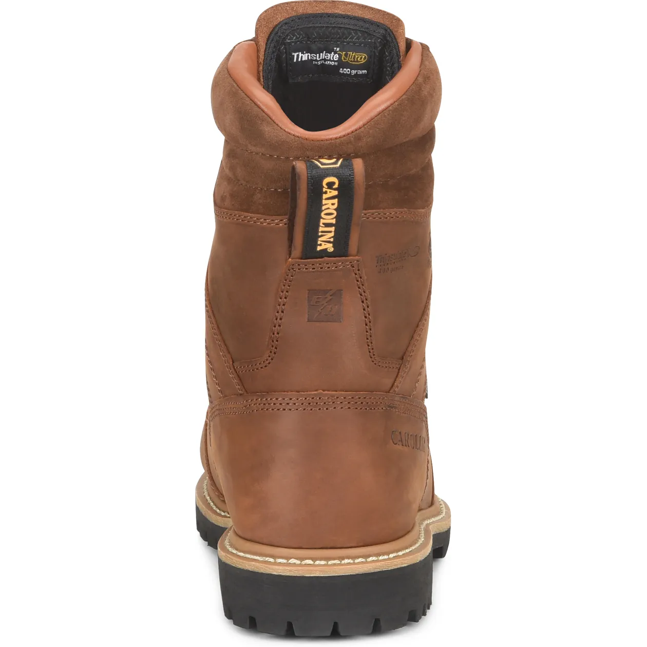 Carolina Men's Metpro Crazy Hardrock 8" Comp Toe Waterproof Work Boot -Brown- CA7921