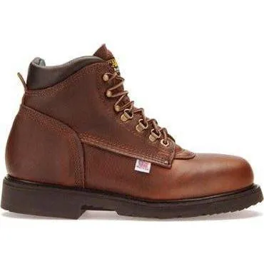 Carolina Men's Sarge Lo USA Made 6" Steel Toe Work Boot - Amber - 1309
