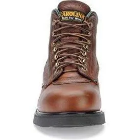 Carolina Men's Sarge Lo USA Made 6" Steel Toe Work Boot - Amber - 1309