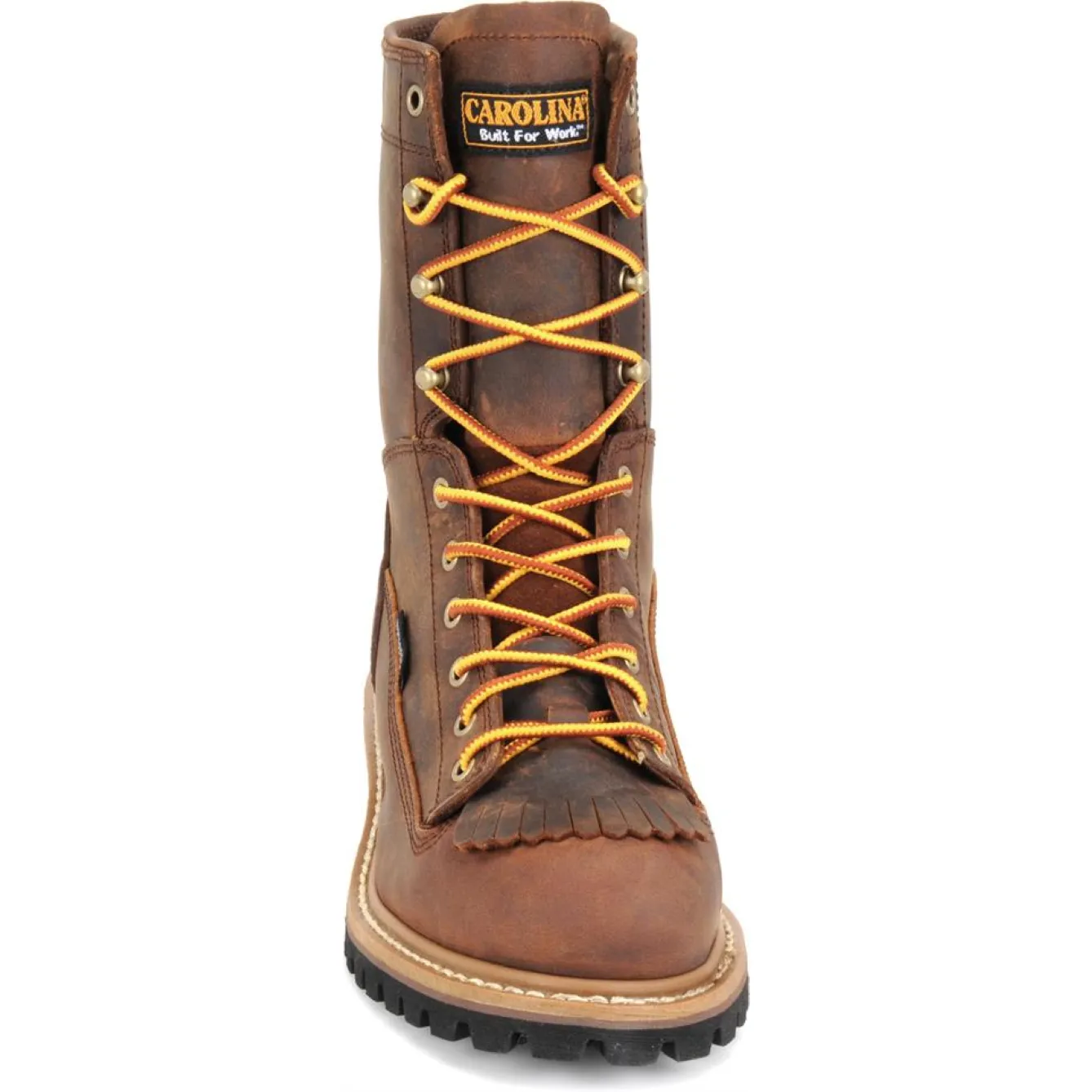 Carolina Men's Spruce 8" Steel Toe Waterproof Logger Work Boot - Brown - CA9824