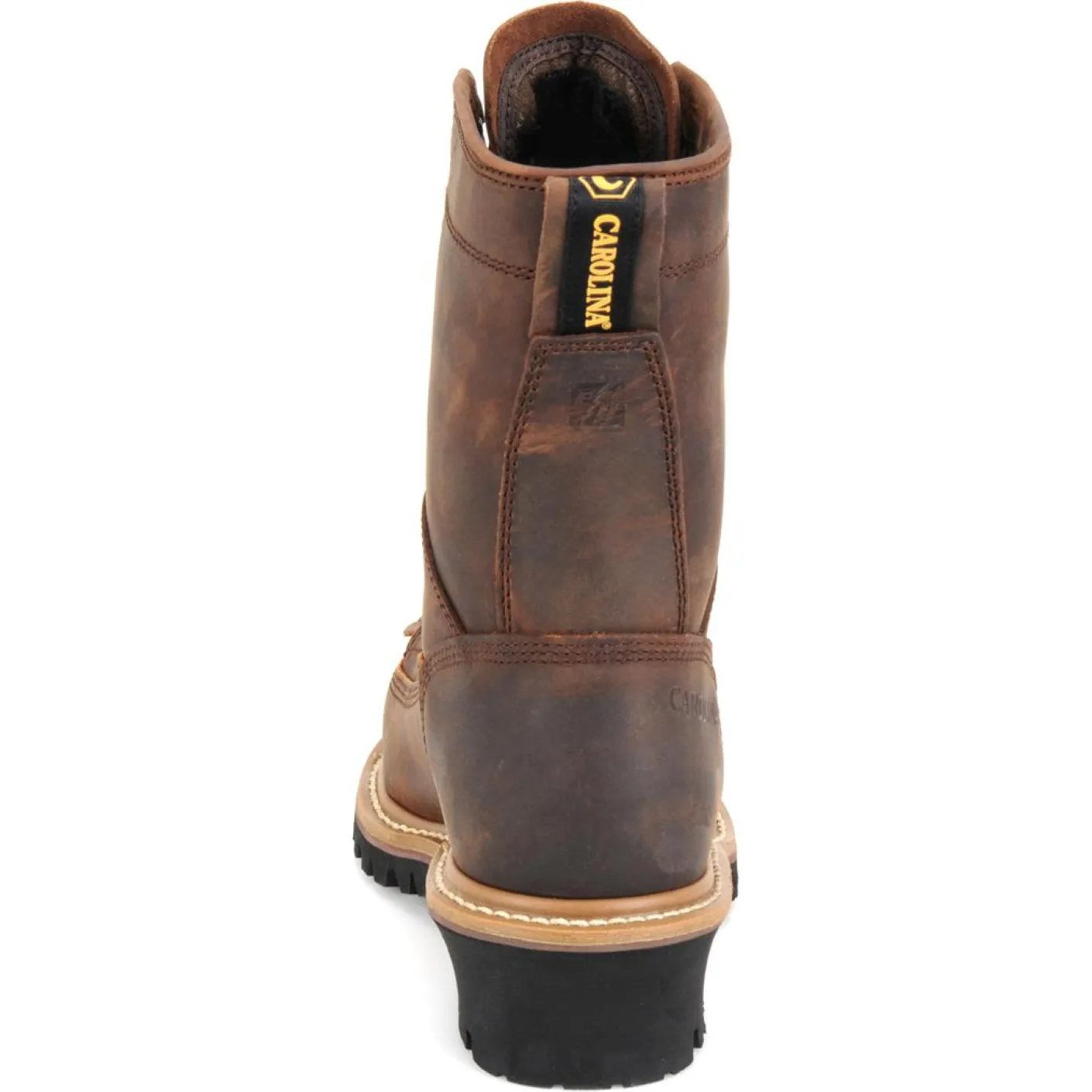 Carolina Men's Spruce 8" Steel Toe Waterproof Logger Work Boot - Brown - CA9824
